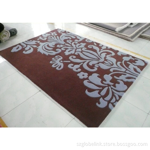 Superb Nature Carved Wool Rugs with Patterns